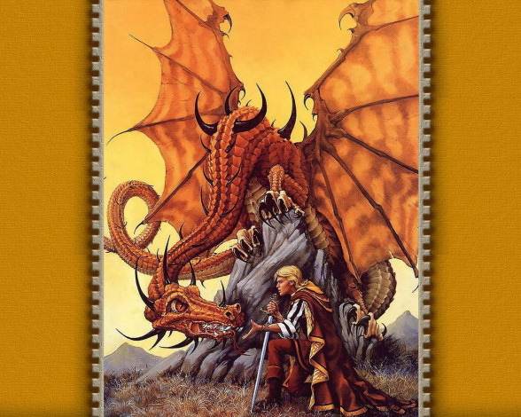 Обои картинки фото фэнтези, драконы