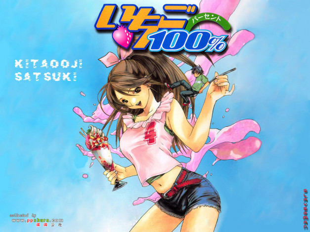 Обои картинки фото аниме, ichigo, 100%