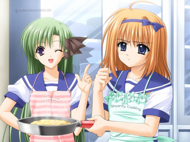 Обои картинки фото аниме, shuffle