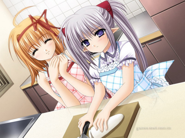 Обои картинки фото аниме, shuffle