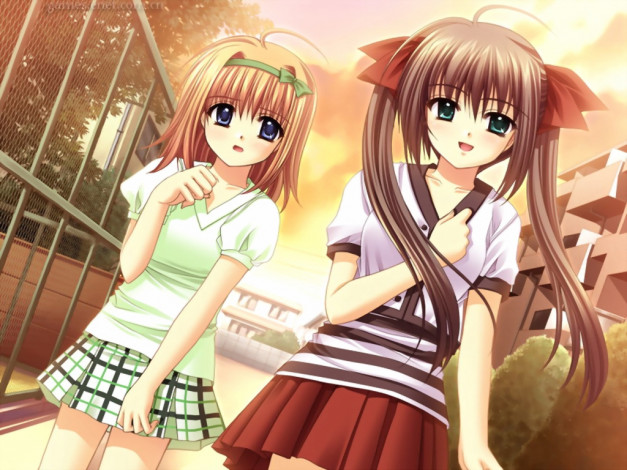 Обои картинки фото аниме, shuffle