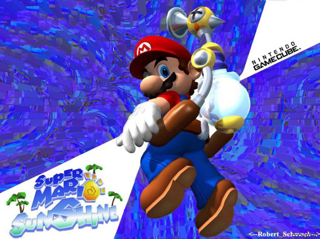 Обои картинки фото видео, игры, super, mario, sunshine