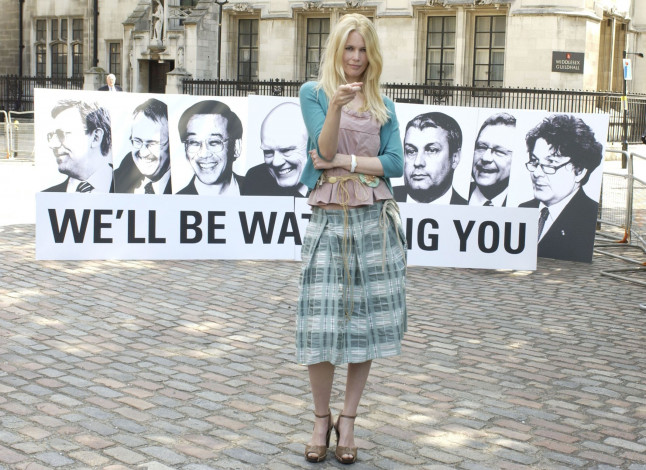 Обои картинки фото Claudia Schiffer, девушки