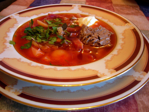 Обои картинки фото борщец, еда, первые, блюда