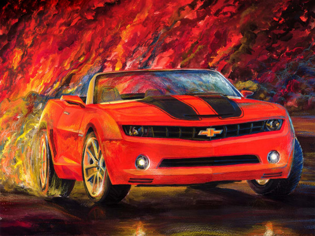 Обои картинки фото автомобили, рисованные