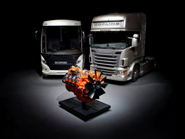 Обои картинки фото автомобили, scania
