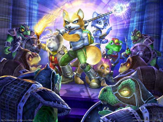 Обои картинки фото star, fox, adventures, видео, игры