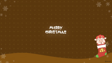 Картинка праздничные векторная графика новый год поросёнок