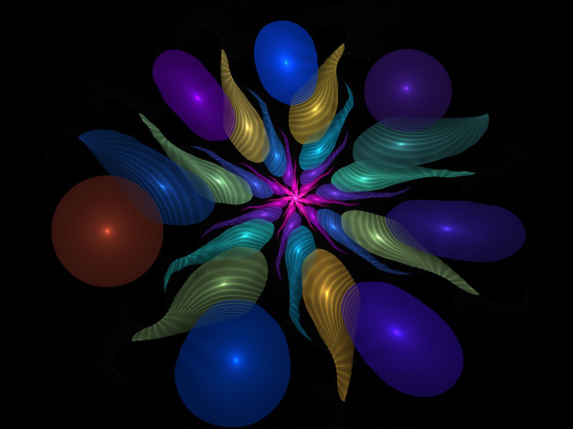 Обои картинки фото 3д, графика, fractal, фракталы, узор, абстракция