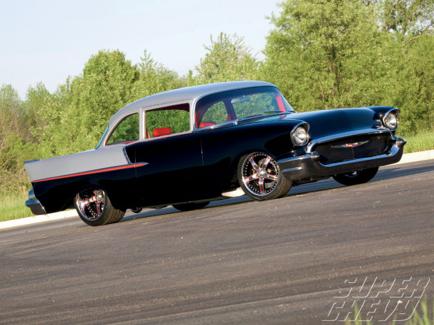Обои картинки фото автомобили, chevrolet, 1957