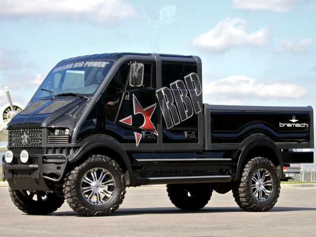 Обои картинки фото автомобили, custom, pick, up, double