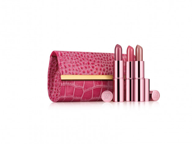 Обои картинки фото estee, lauder, бренды, evelyn, lip, collection