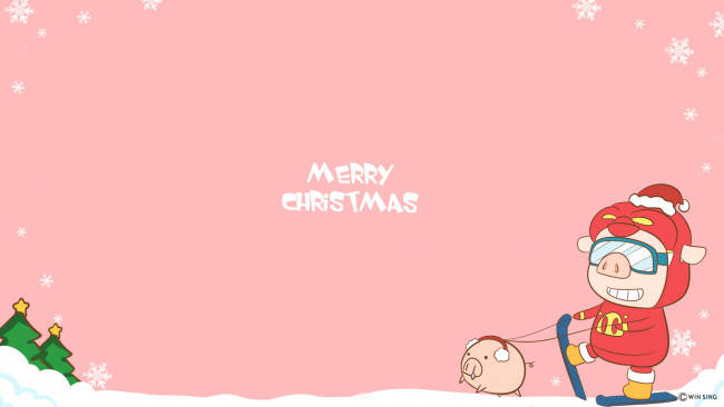 Обои картинки фото праздничные, векторная, графика, новый, год, снежинки