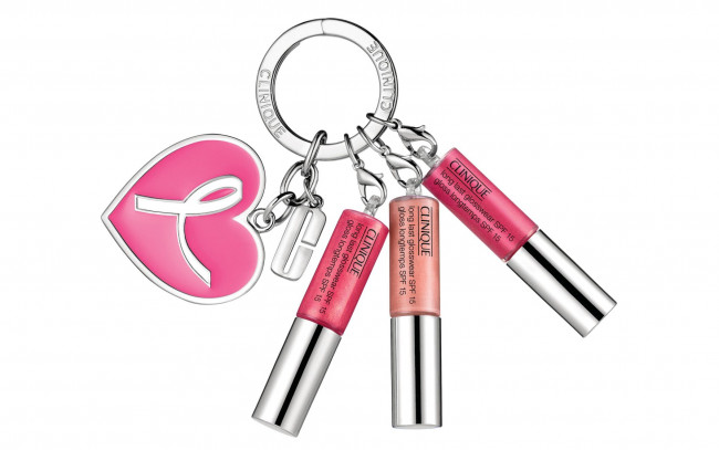 Обои картинки фото clinique, бренды, брелок, блеск