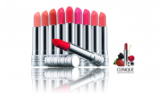 Обои картинки фото clinique, бренды, помада