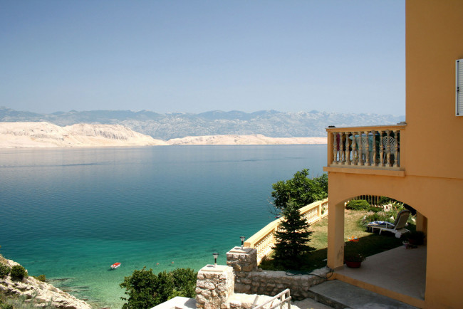 Обои картинки фото природа, побережье, море, горы