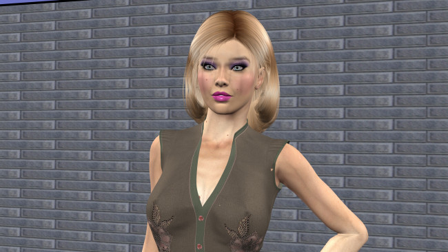 Обои картинки фото 3д графика, people , люди, взгляд, девушка