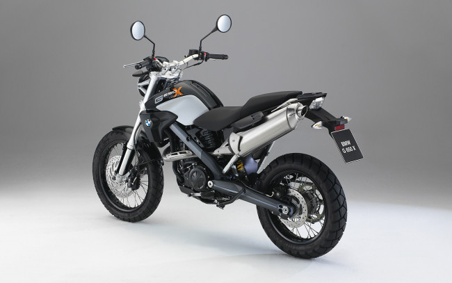 Обои картинки фото мотоциклы, bmw, темный, 2006, xcountry, g-650