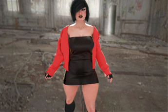 Картинка 3д+графика люди+ people фон взгляд девушка