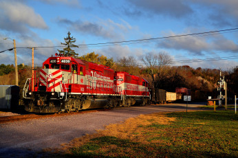 Картинка техника поезда железная дорога локомотив состав
