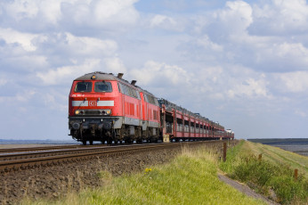 Картинка техника поезда железная дорога локомотив состав