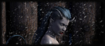 Картинка 3д+графика существа+ creatures кастаника фон взгляд