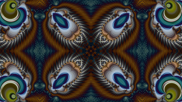 Картинка 3д+графика фракталы+ fractal цвета фон узор