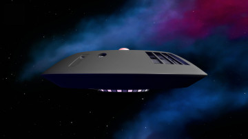 Картинка космос арт звезды космический корабль вселенная