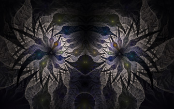 Картинка 3д+графика фракталы+ fractal фон узор цвета