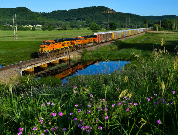 Обои картинки фото техника, поезда, железная, дорога, локомотив, состав