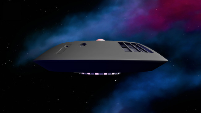 Обои картинки фото космос, арт, звезды, космический, корабль, вселенная