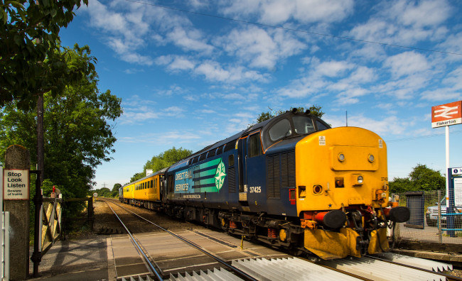 Обои картинки фото техника, поезда, железная, дорога, локомотив, состав