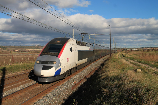 Обои картинки фото техника, поезда, железная, дорога, локомотив, состав