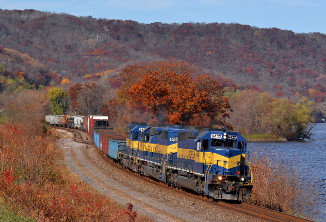 Обои картинки фото техника, поезда, железная, дорога, локомотив, состав