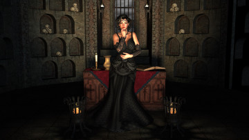 Картинка 3д+графика люди+ people фон взгляд девушка