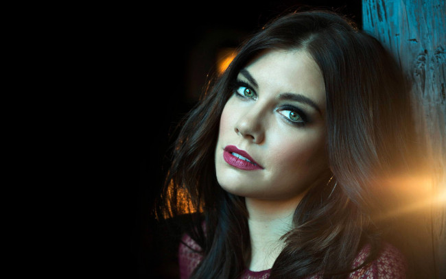Обои картинки фото девушки, lauren cohan, lauren, cohan