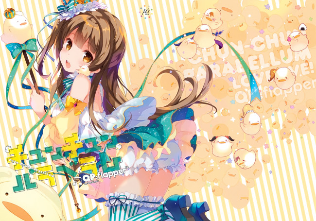 Обои картинки фото аниме, love live,  school idol project, девушка, арт