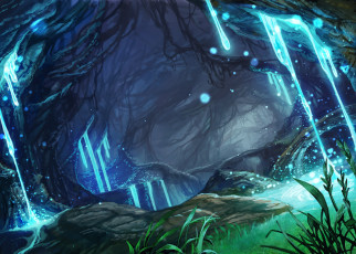 Картинка аниме пейзажи +природа природа