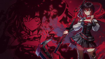 Картинка аниме rwby фон взгляд девушка