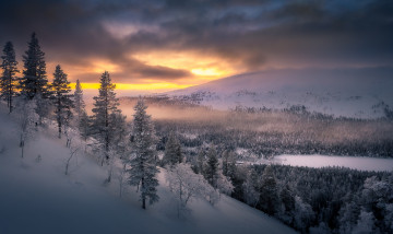 Картинка природа зима простор