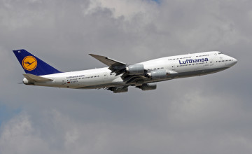 Картинка boeing+747-830 авиация пассажирские+самолёты авиалайнер