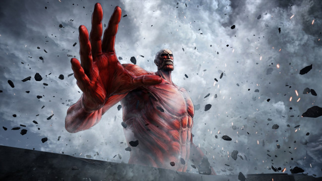 Обои картинки фото аниме, shingeki no kyojin, титан