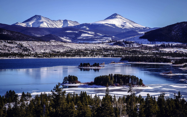 Обои картинки фото природа, пейзажи, озеро, горы