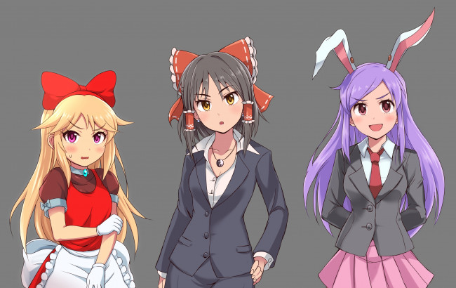 Обои картинки фото аниме, touhou