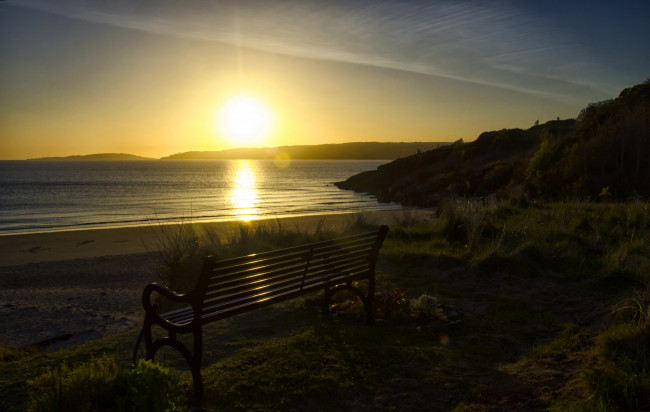 Обои картинки фото природа, восходы, закаты, простор