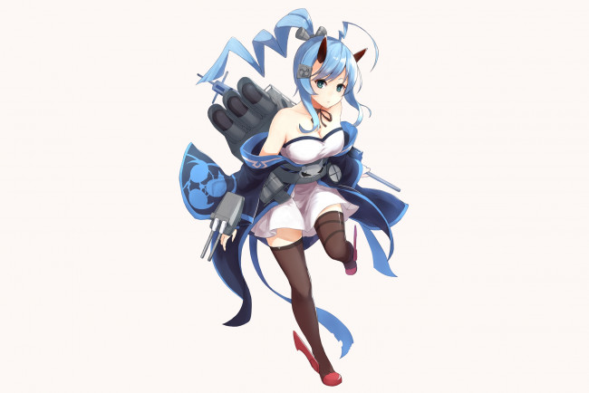 Обои картинки фото аниме, azur lane, фон, взгляд, девушка