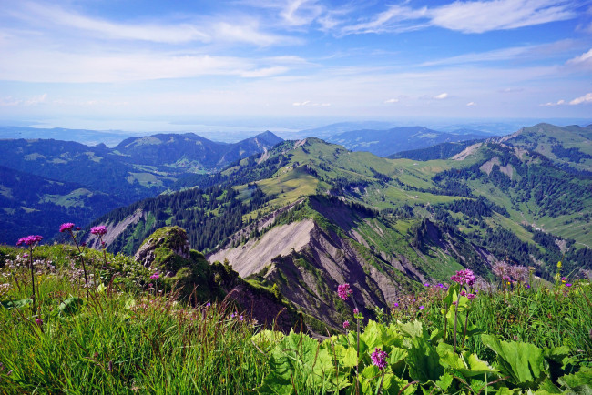 Обои картинки фото природа, горы, простор