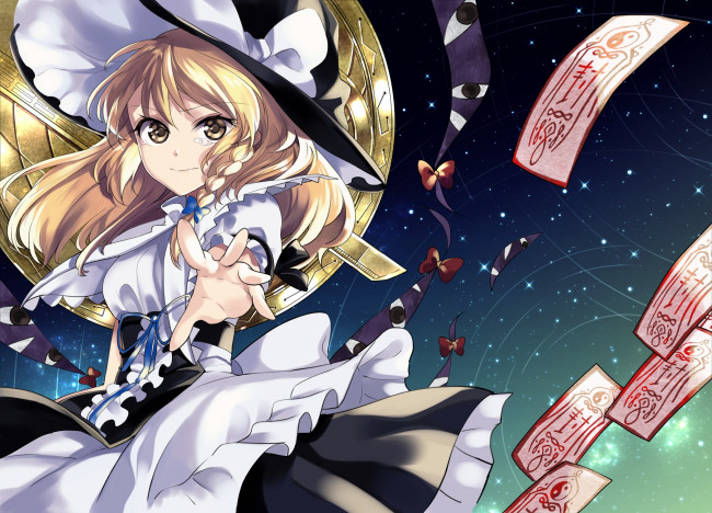 Обои картинки фото аниме, touhou