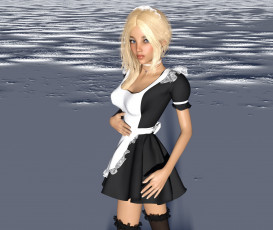 Картинка 3д+графика люди+ people фон взгляд девушка