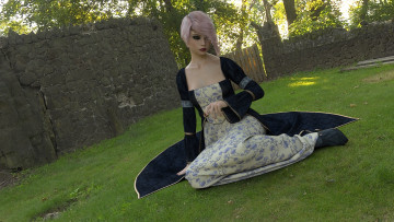 Картинка 3д+графика люди+ people фон взгляд девушка